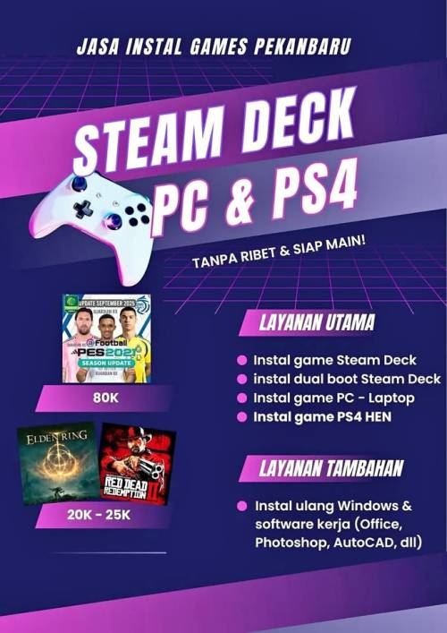 JASA INSTAL GAME PEKANBARU – foto 2