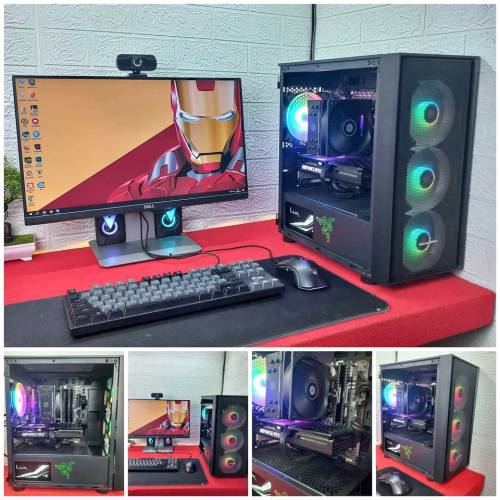 PC GAMING STREAMING EDITING INTEL CORE I5 GEN 12 RAM 16GB DDR4 VGA GEFORCE RTX 3060 12GB